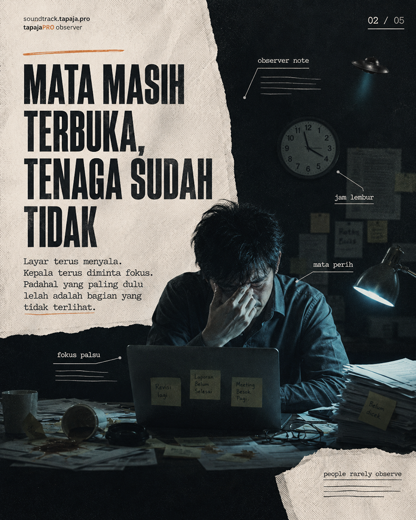 “Menyerah, sudah biasa” “Karena tak bisa, itu tak apa”
